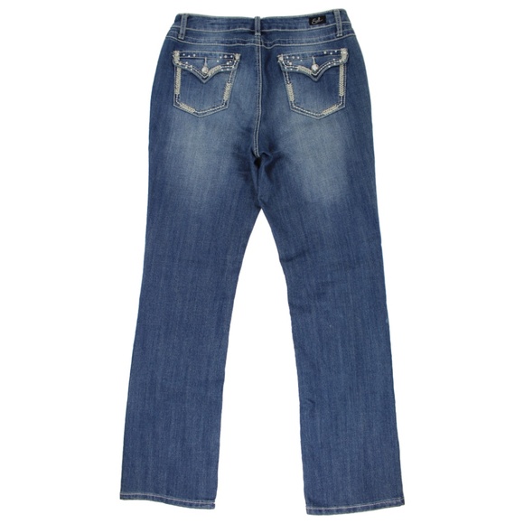 Earl Women's Barely Boot Embellished Jeans - Picture 2 of 5